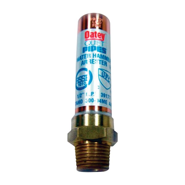 Oatey Oatey Quiet Pipes 1/2 in. MIP each X 1/2 in. D MIP each Copper Water Hammer Arrester 1 pk 39177 - main